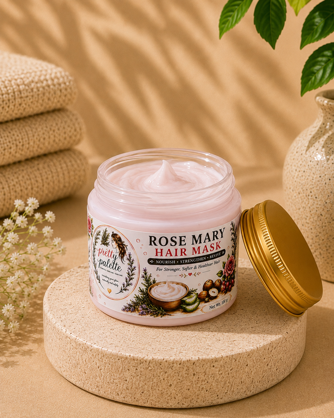 Rose Mary Hair Mask