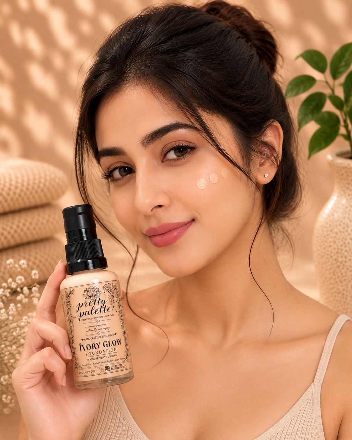 Oraganic Foundation Shade Ivory Glow