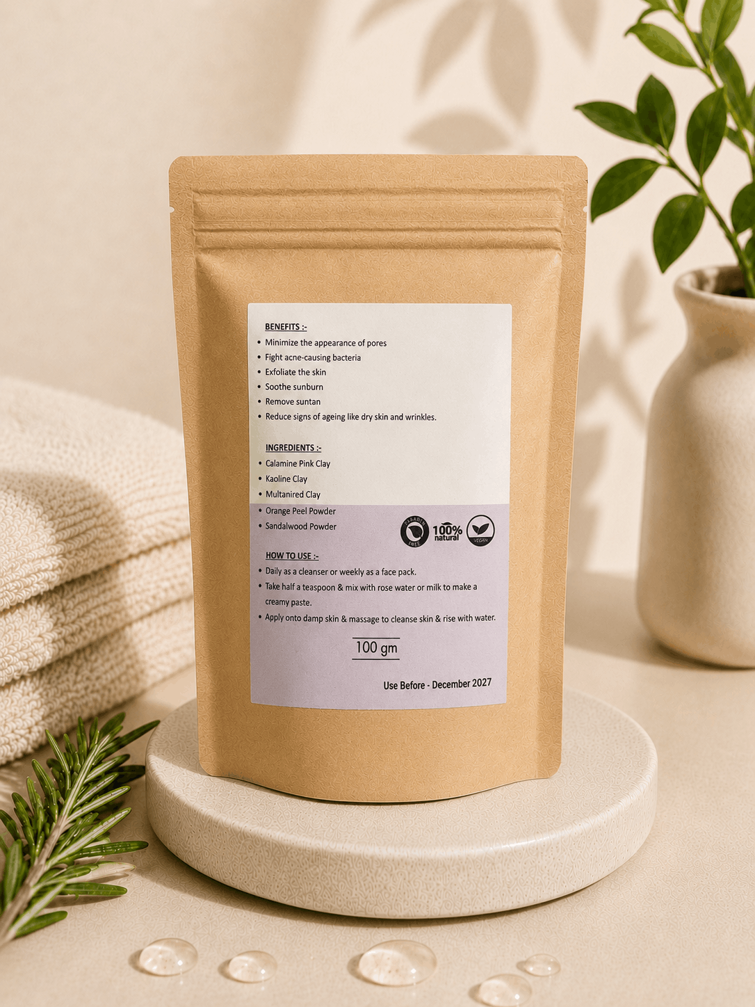 Pores Tightening Face Pack
