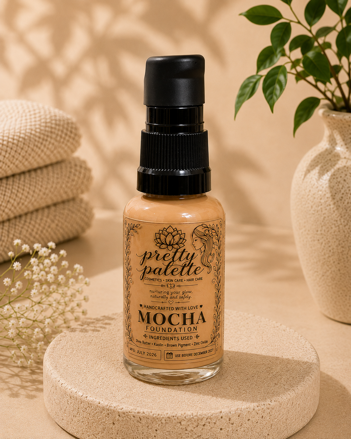 Oragnic Foundation Shade Mocha
