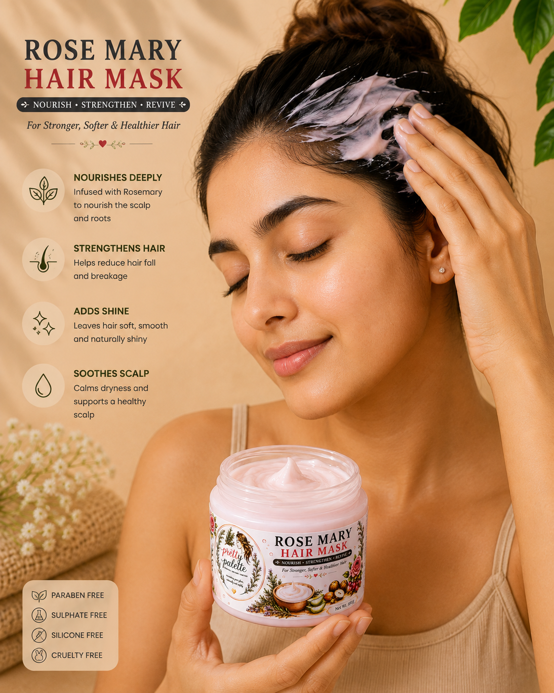 Rose Mary Hair Mask