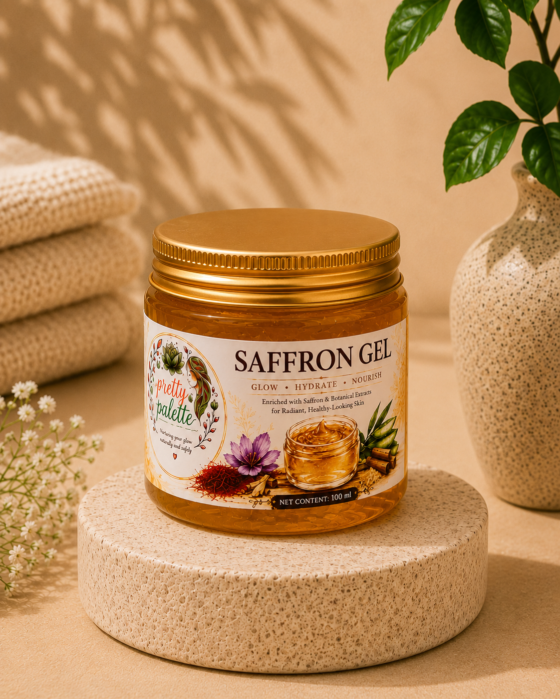 Saffron Gel