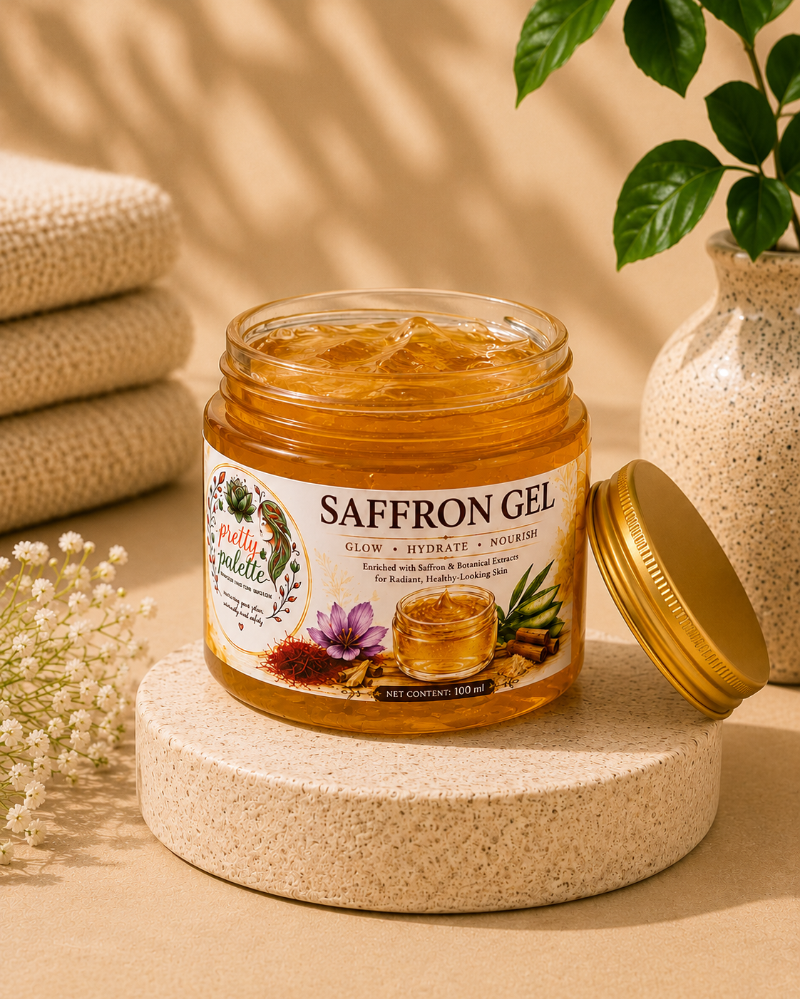 Saffron Gel