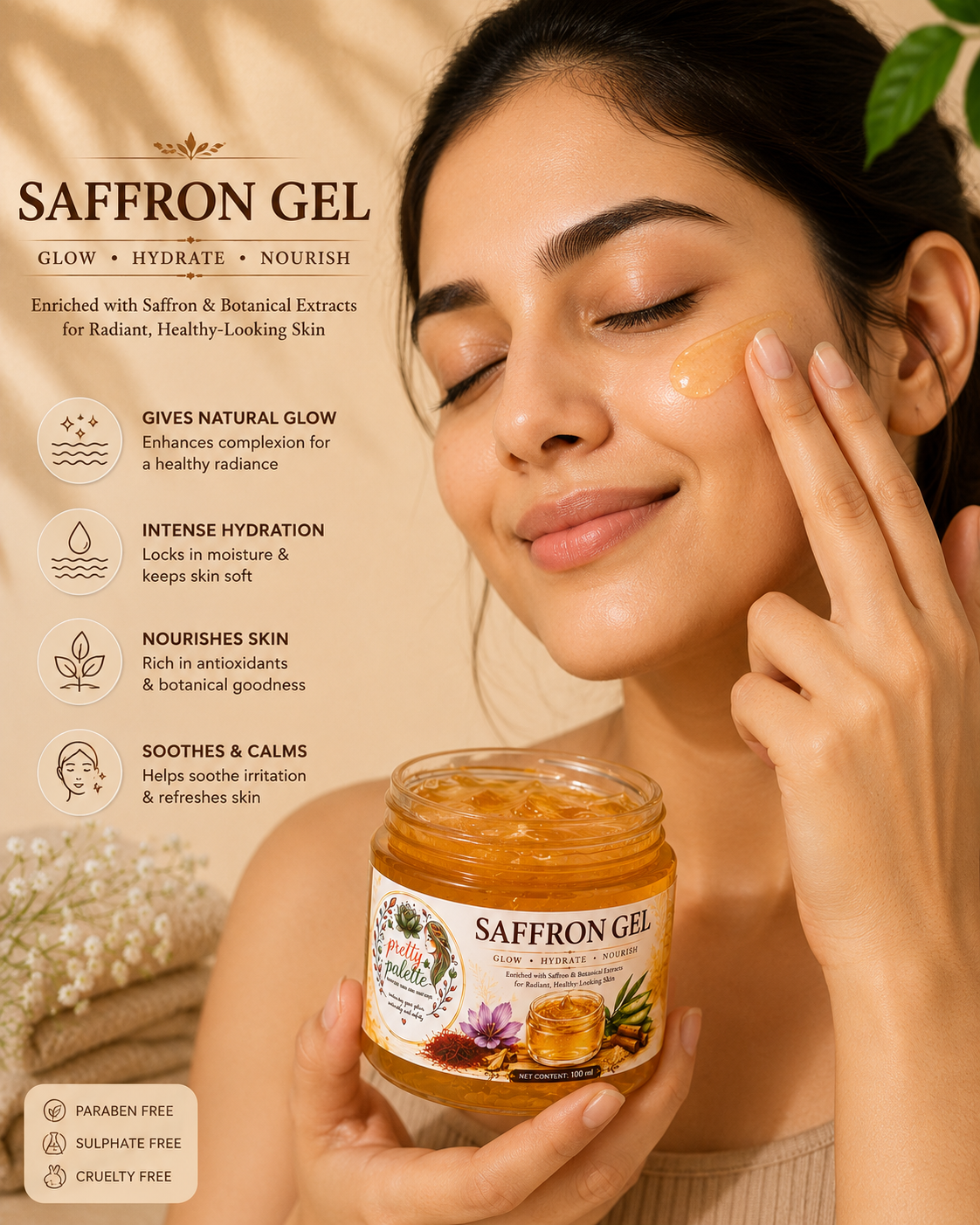 Saffron Gel