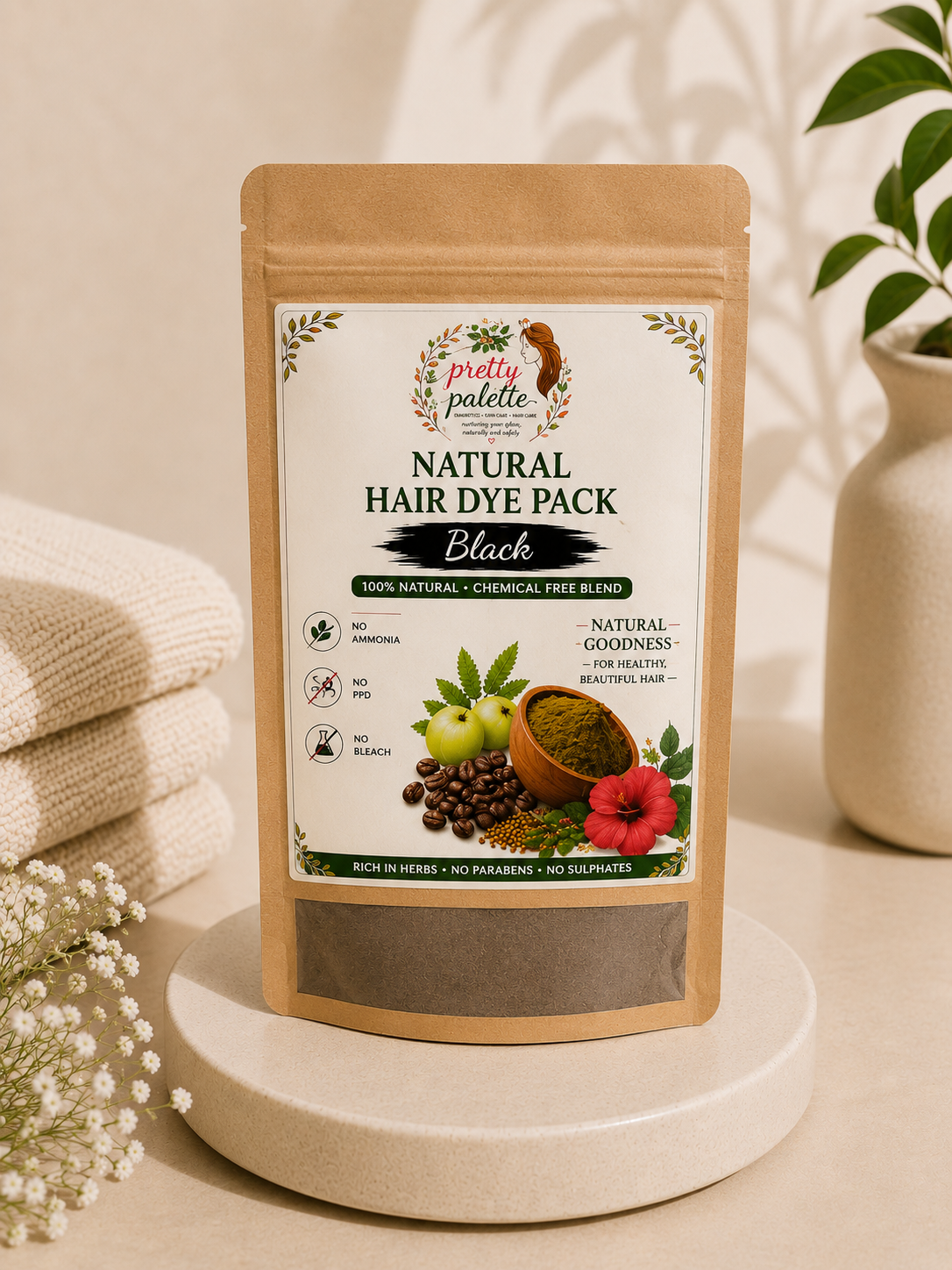Natural Hair Dye Black