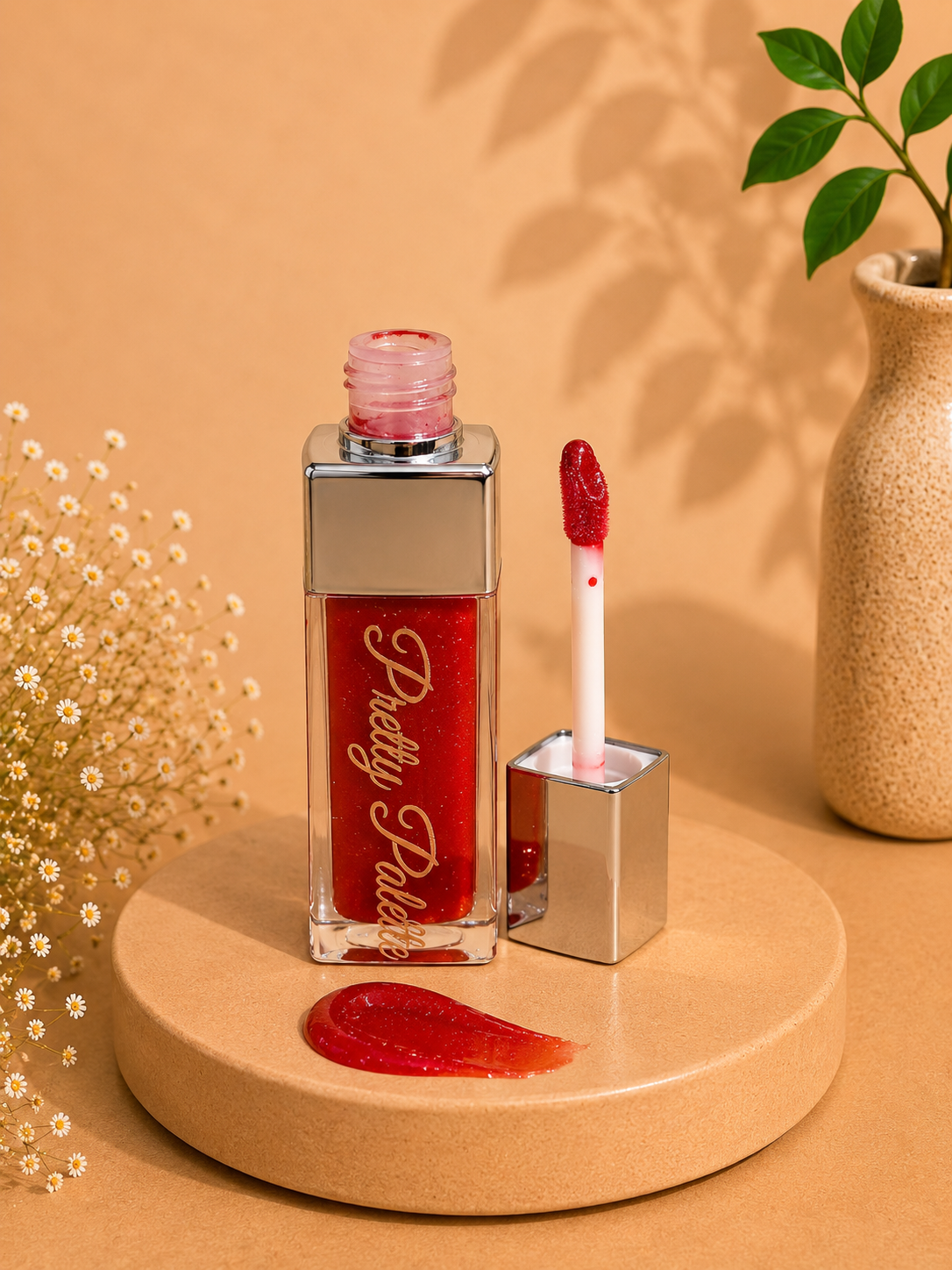Sheer Red Lip Gloss