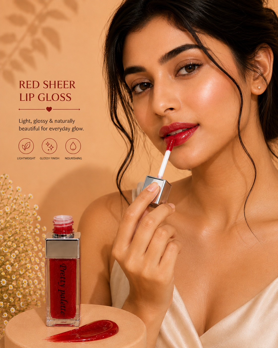 Sheer Red Lip Gloss