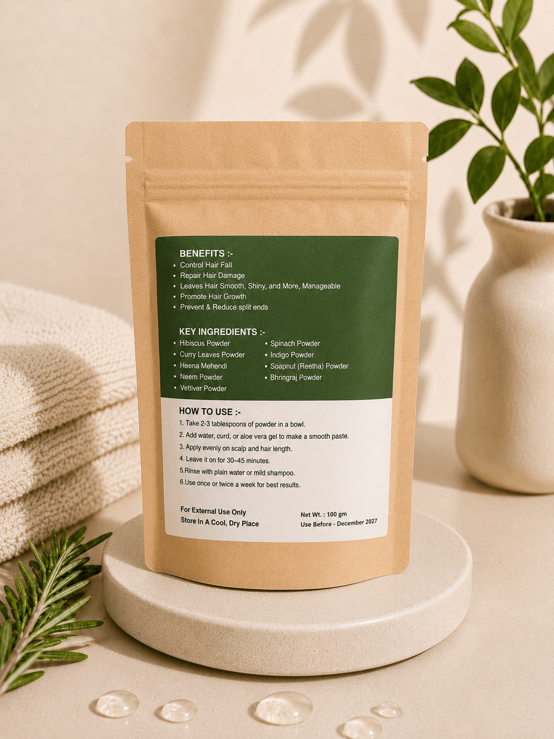 Hair Growth Protein Rich Hair Pack