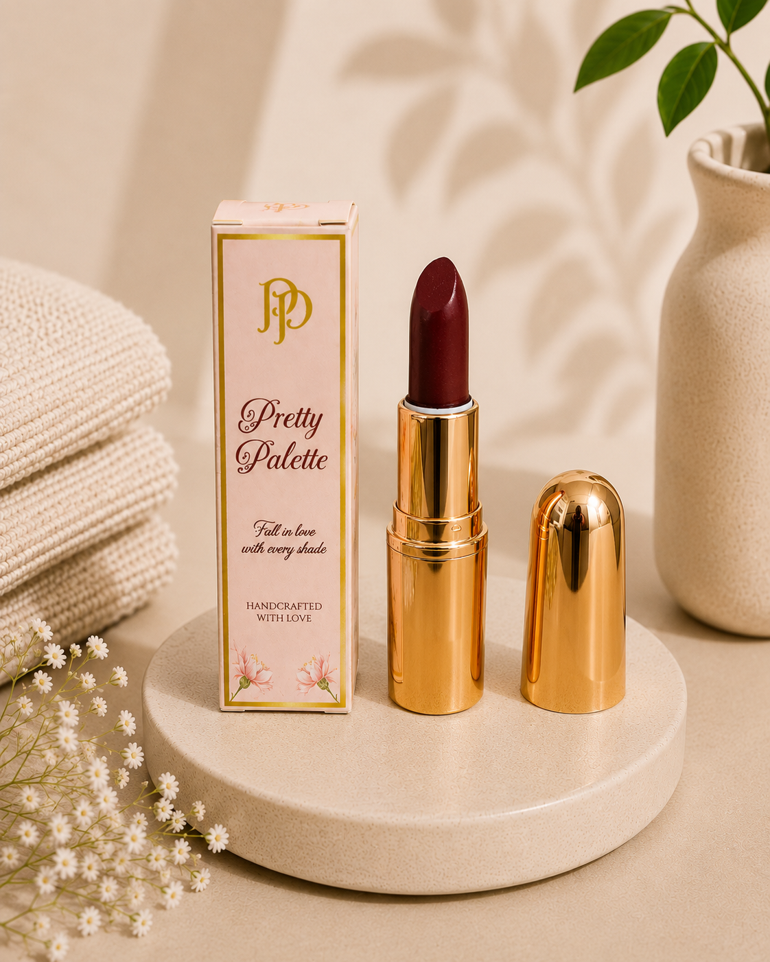 Burgundy Bloom Lipstick