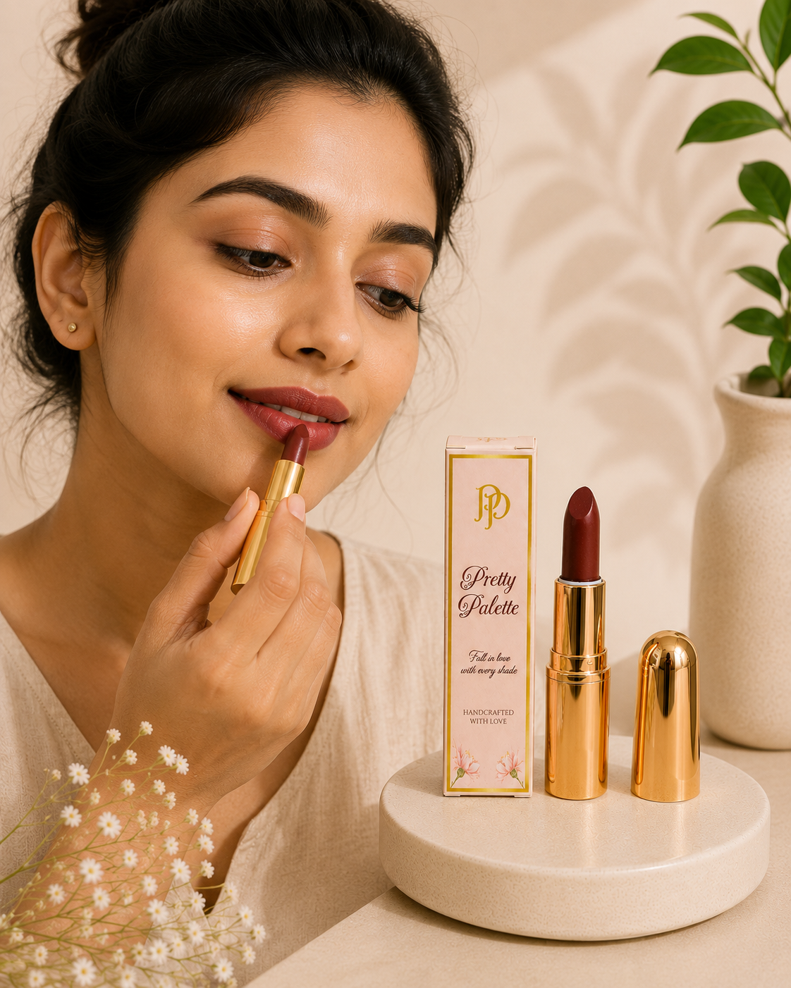 Burgundy Bloom Lipstick