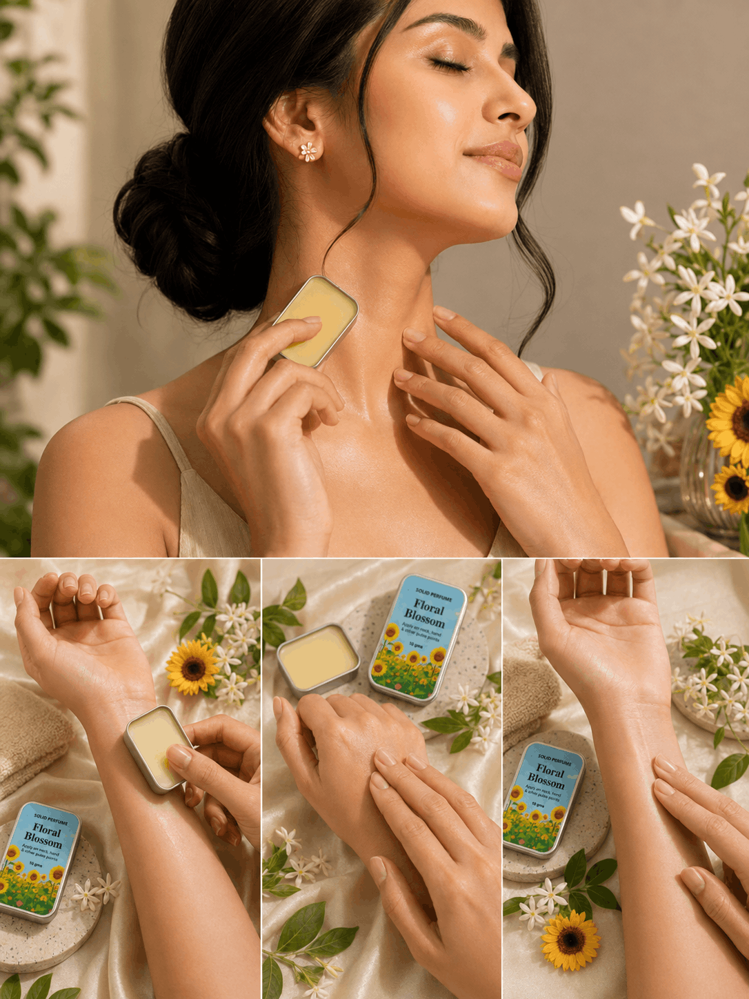 Floral Blossom Solid Perfume