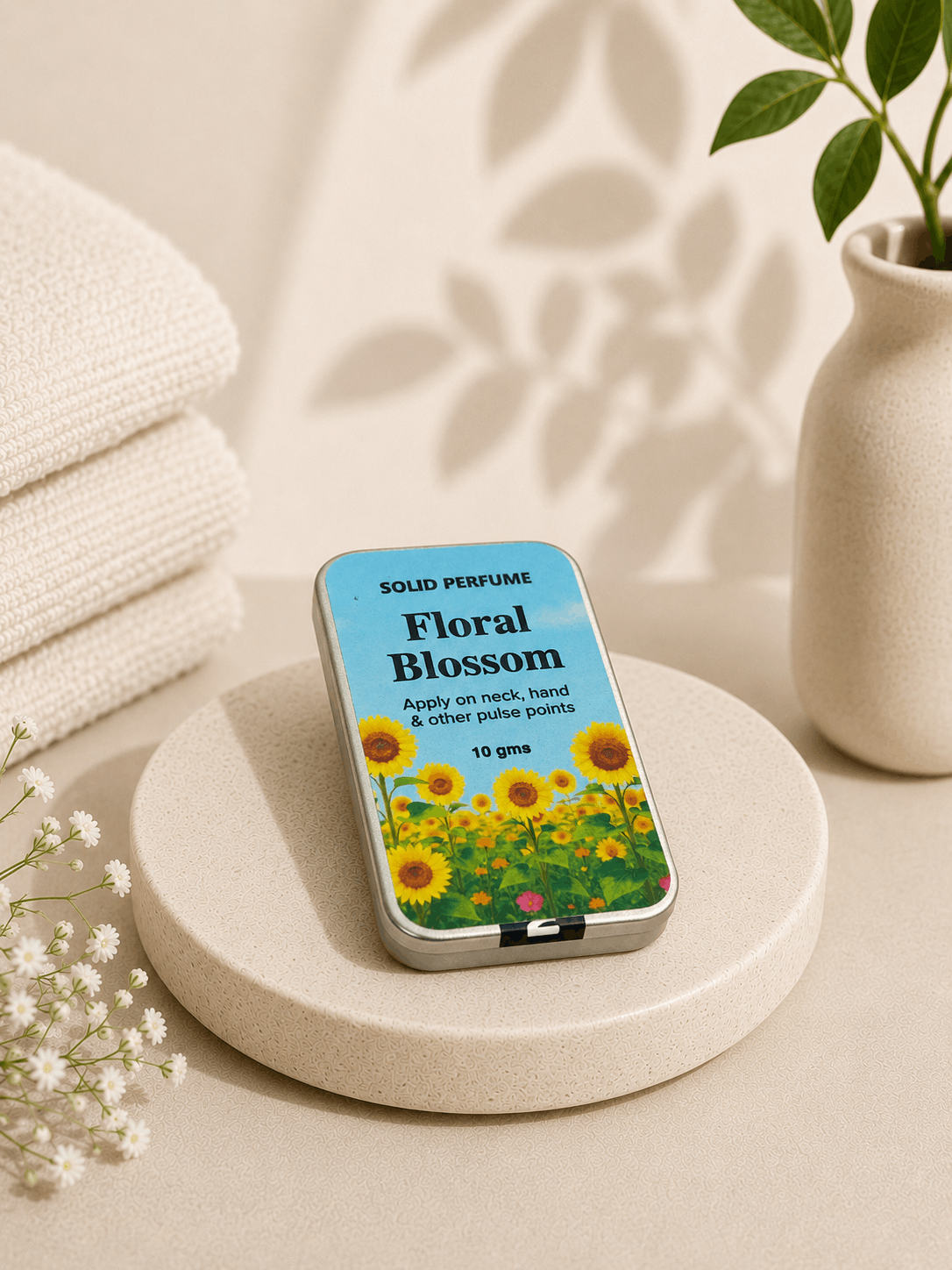 Floral Blossom Solid Perfume