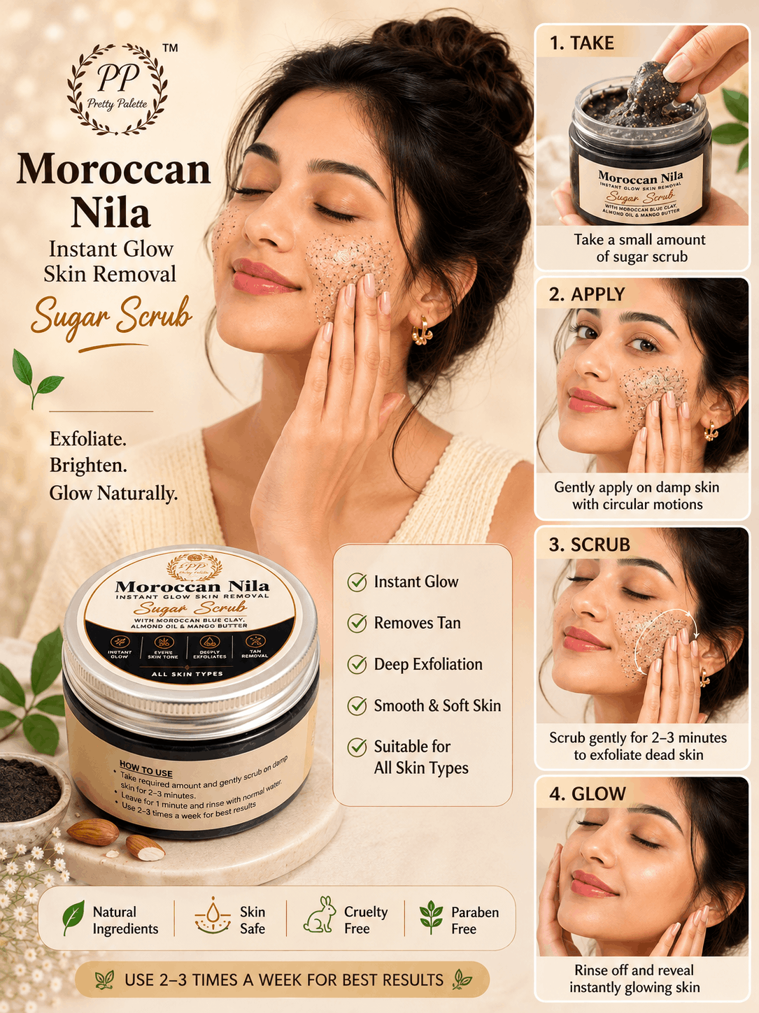 Moroccan Nila Sugar Scrub