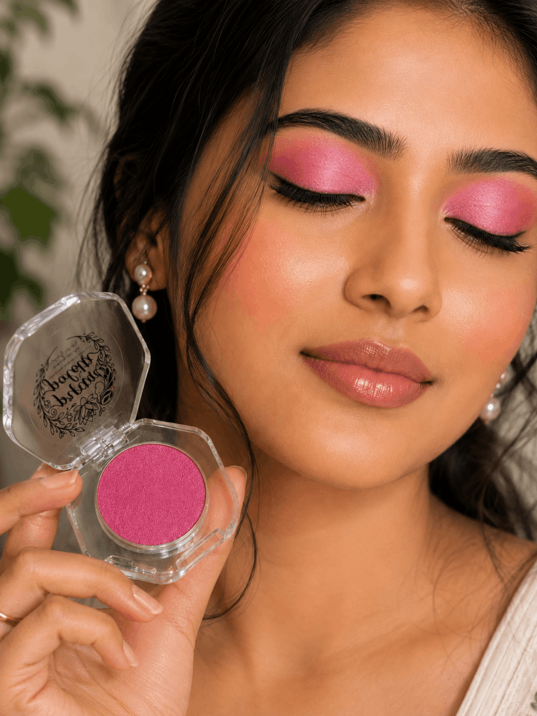Pressed Shimmer Eye Shadow - Candy Pink