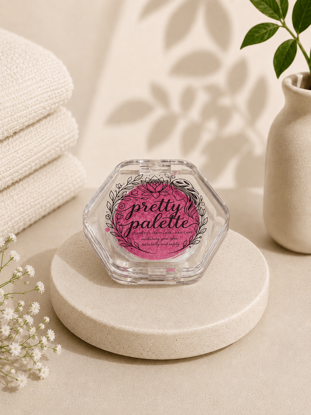 Pressed Shimmer Eye Shadow - Candy Pink