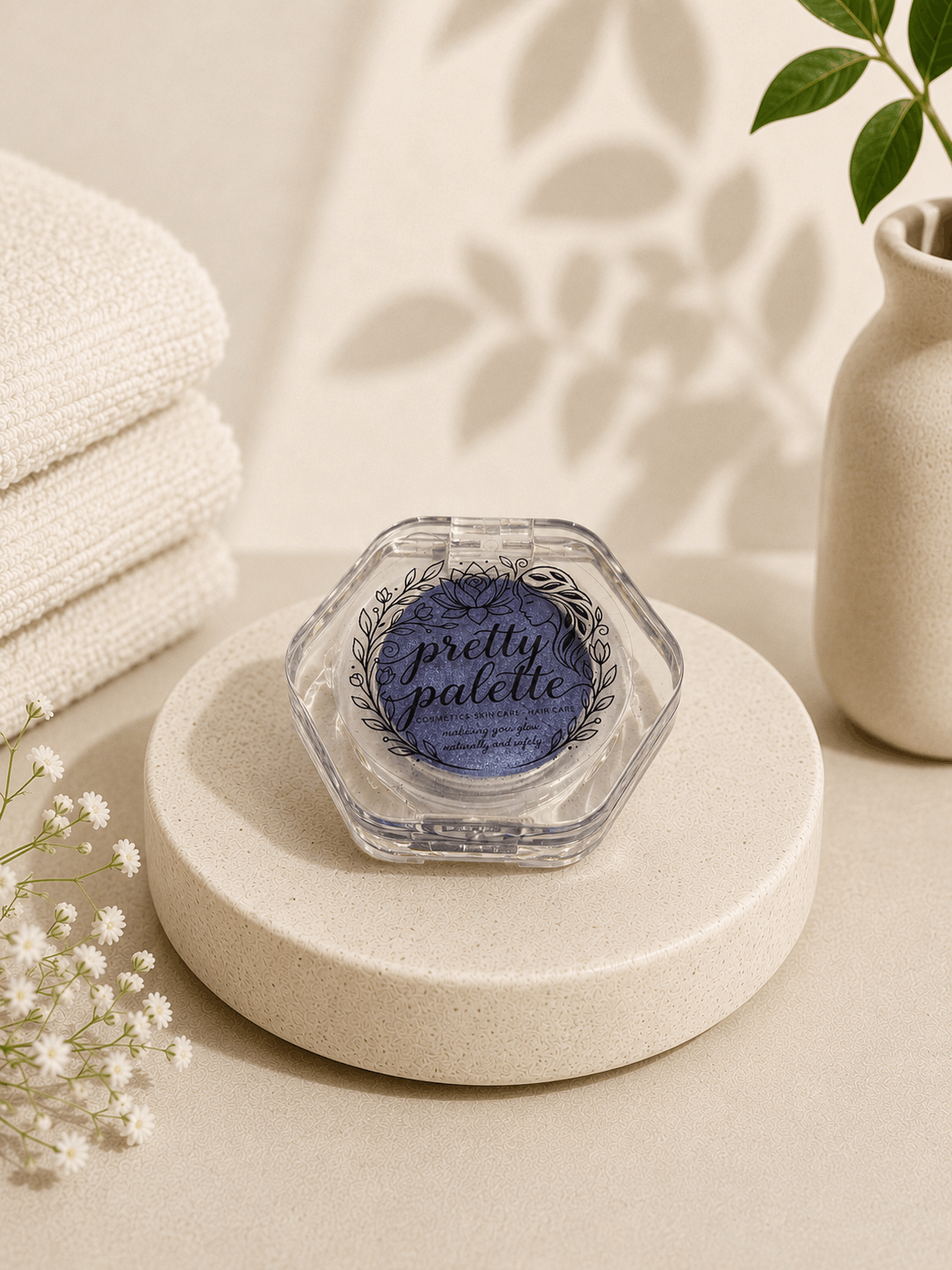 Pressed Shimmer Eye Shadow - Lavender Shimmer 
