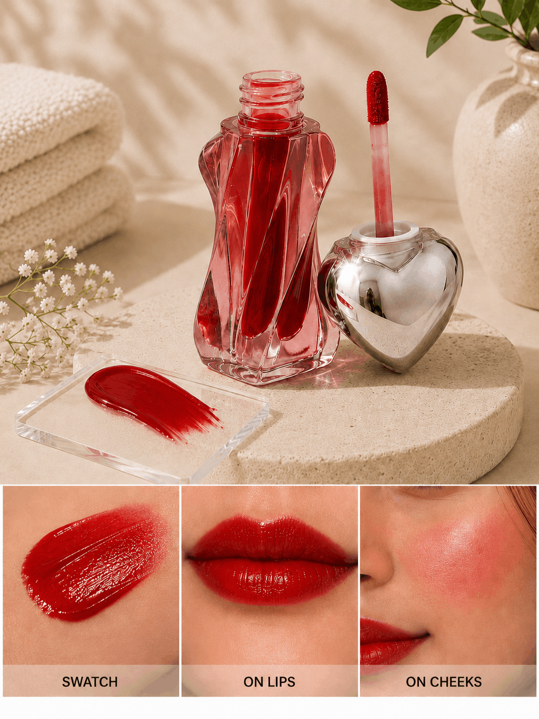 Water Tint For Lip & Cheeks - Red Pop 