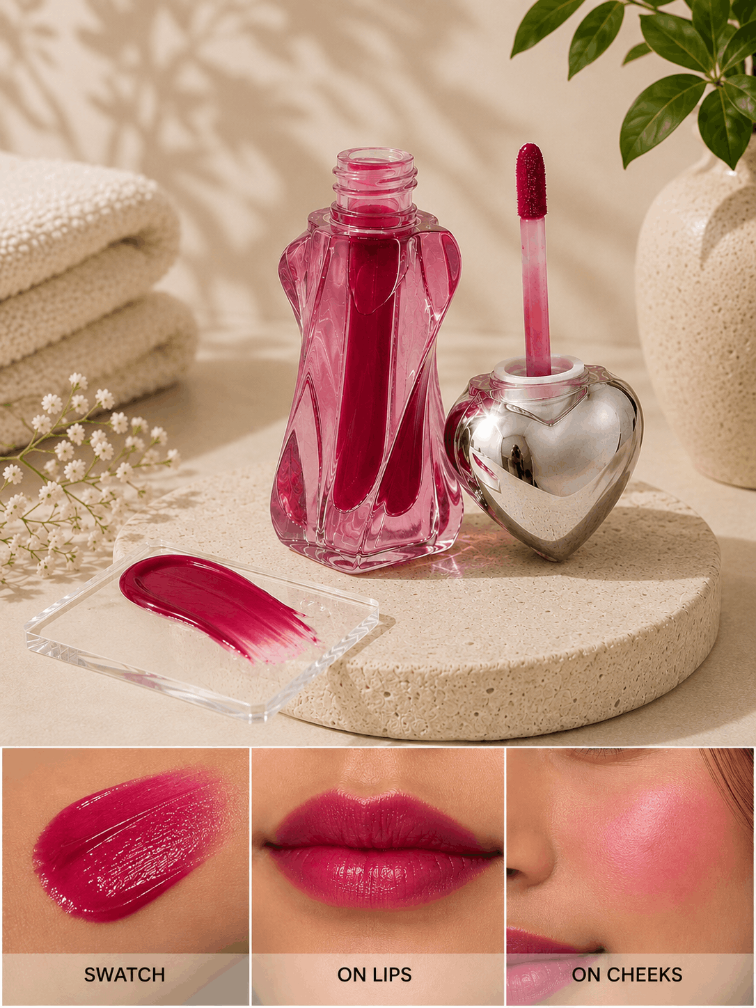 Pink Pigmented Lip Gloss
