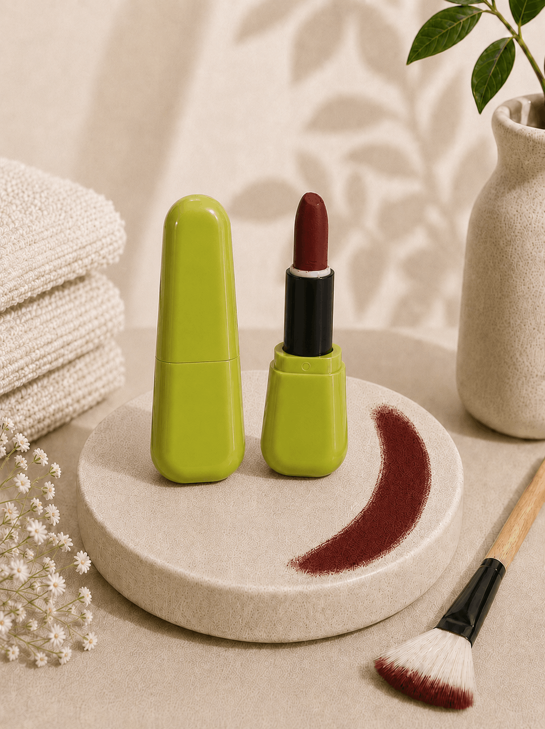 Hot Pink Lipstick