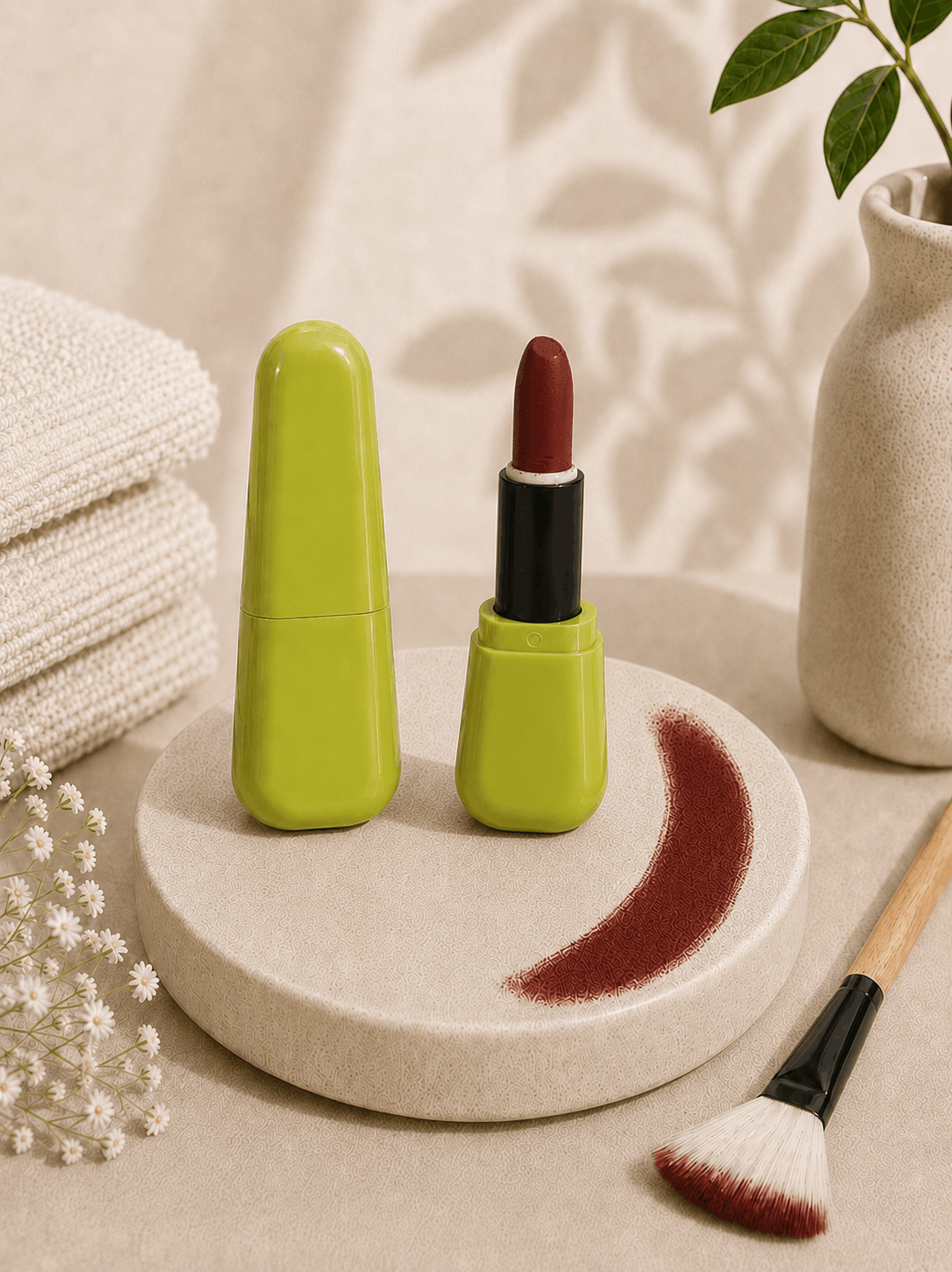 Rich Red Lipstick