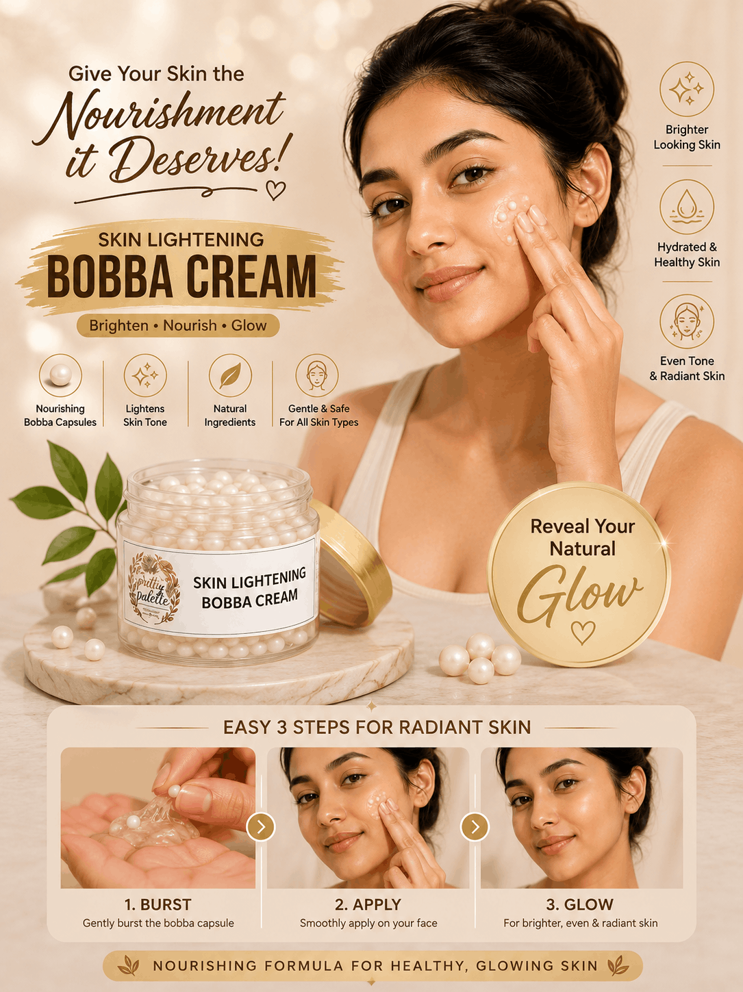 Skin Lighting Bobba Cream
