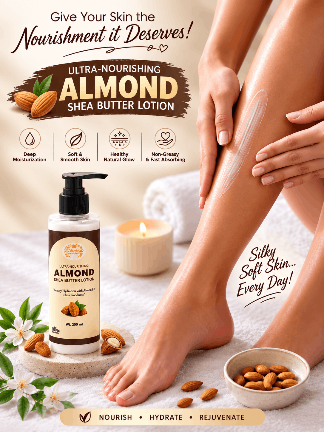 Ultra - Nourishing Almond Shea Butter Lotion